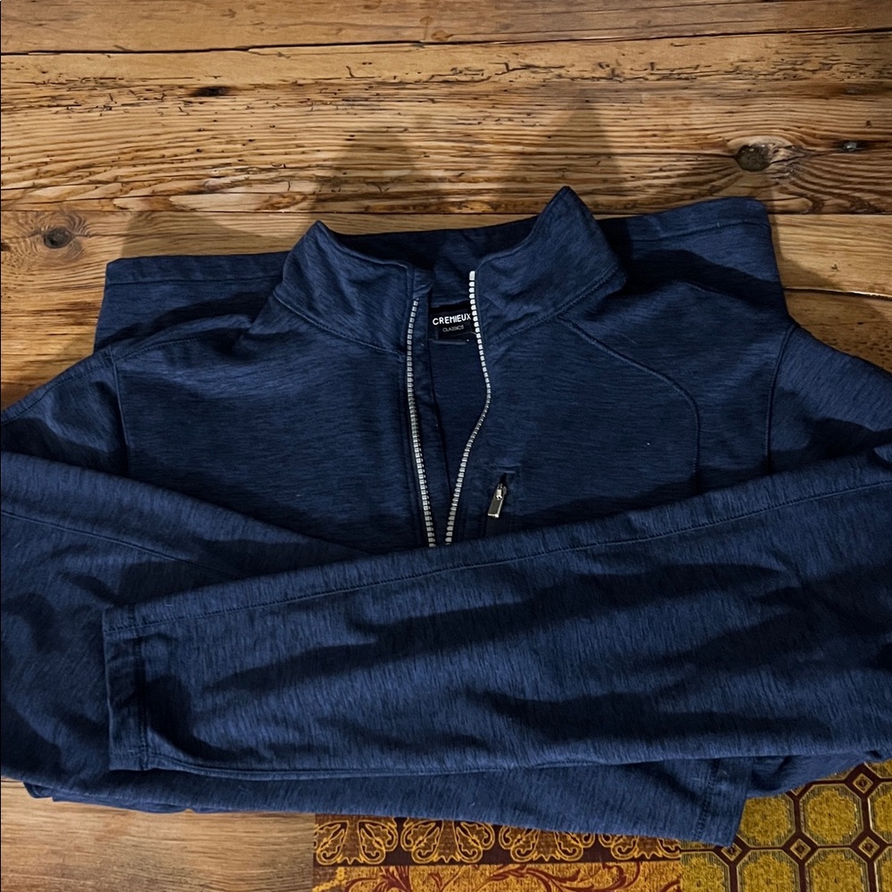 Daniel Cremieux Men's Dark Blue Zip-Up